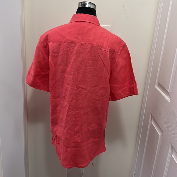 Natural Blue By Visitors Linen Shirt Size Large - Picture 12 of 15